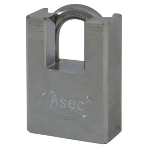 ASEC Closed Shackle Padlock with Removable Cylinder