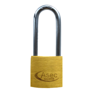 ASEC KA Long Shackle Brass Padlock