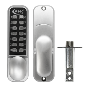 ASEC AS3300 Series Oval Knob Operated Easy Code Change Digital Lock With Optional Holdback