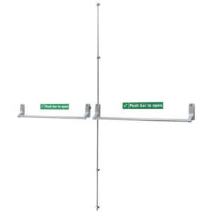UNION ExiSAFE Panic Bolt Set To Suit Rebated Double Doors