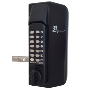 BORG LOCKS BL3130 ECP Knob Operated Marine Grade Metal Gate Double Digital Lock