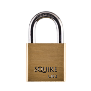 SQUIRE Lion Brass Open Shackle Padlock with Stainless Steel Shackle