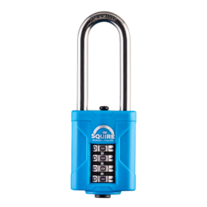 SQUIRE CP40S & CP50S All-Weather Long Shackle Combination Padlock