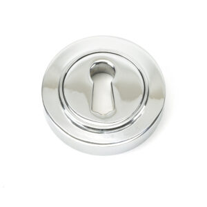 From the Anvil - Polished Chrome Round Escutcheon (Plain) - 45687