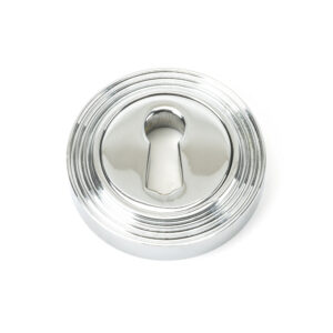 From the Anvil - Polished Chrome Round Escutcheon (Beehive) - 45689