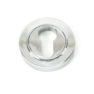 From the Anvil - Polished Chrome Round Euro Escutcheon (Plain) - 45711