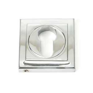 From the Anvil - Polished Chrome Round Euro Escutcheon (Square) - 45714