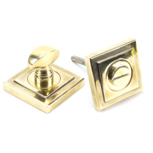 From the Anvil - Aged Brass Round Thumbturn Set (Square) - 45734