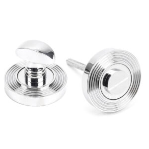 From the Anvil - Polished Chrome Round Thumbturn Set (Beehive) - 45737