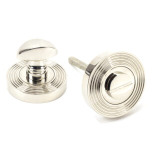 From the Anvil - Polished Nickel Round Thumbturn Set (Beehive) - 45741