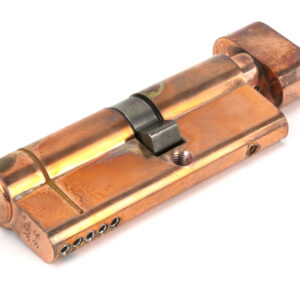From the Anvil - Polished Bronze 35T/45 5pin Euro Cylinder/Thumbturn - 45853
