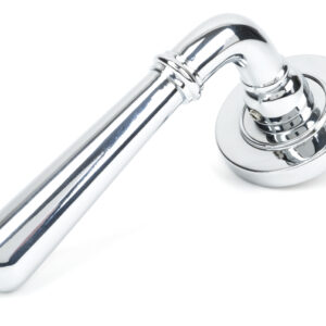 From the Anvil - Polished Chrome Newbury Lever on Rose Set (Plain) - 46053