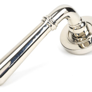 From the Anvil - Polished Nickel Newbury Lever on Rose Set (Plain) - 46057