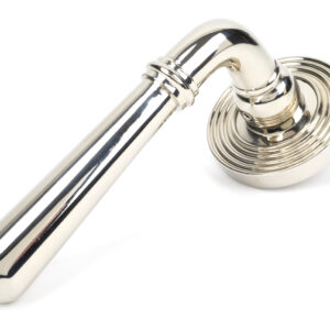 From the Anvil - Polished Nickel Newbury Lever on Rose Set (Beehive) - 46059