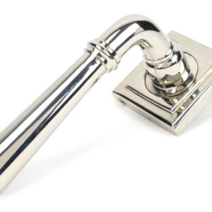 From the Anvil - Polished Nickel Newbury Lever on Rose Set (Square) - 46060