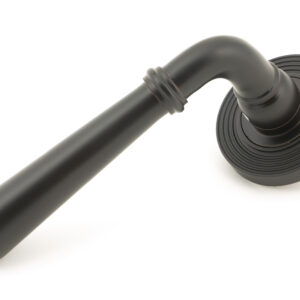 From the Anvil - Aged Bronze Newbury Lever on Rose Set (Beehive) - 46063