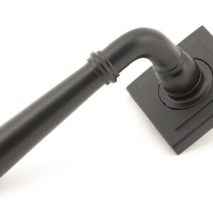 From the Anvil - Aged Bronze Newbury Lever on Rose Set (Square) - 46064