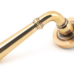 From the Anvil - Polished Bronze Newbury Lever on Rose Set (Plain) - 46065