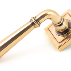 From the Anvil - Polished Bronze Newbury Lever on Rose Set (Square) - 46068