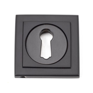 From the Anvil - Aged Bronze Round Escutcheon (Square) - 46116