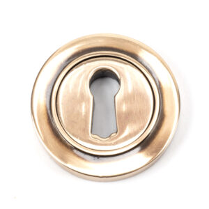 From the Anvil - Polished Bronze Round Escutcheon (Plain) - 46117