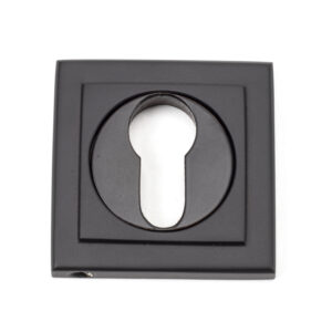 From the Anvil - Aged Bronze Round Euro Escutcheon (Square) - 46124