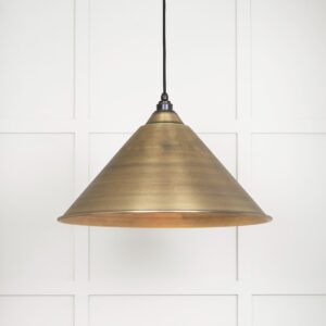 From the Anvil - Aged Brass Hockley Pendant - 49499