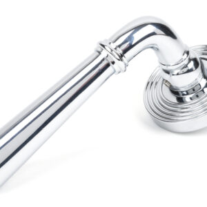 From the Anvil - Polished Chrome Newbury Lever on Rose Set (Beehive) - Unsprung - 50023