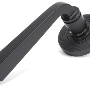 From the Anvil - Aged Bronze Avon Round Lever on Rose Set (Beehive) - Unsprung - 50059