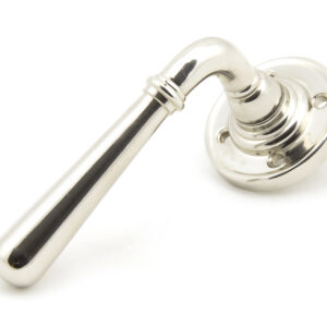 From the Anvil - Polished Nickel Newbury Lever on Rose Set - Unsprung - 50092