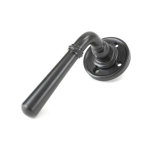 From the Anvil - Aged Bronze Newbury Lever on Rose Set - Unsprung - 50094