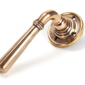 From the Anvil - Polished Bronze Newbury Lever on Rose Set - Unsprung - 50095