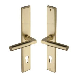 Heritage Brass Bauhaus Multi-Point Door Handle Lever Lock (Set)