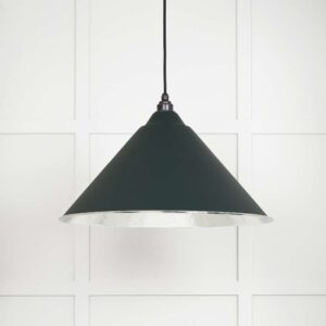 From the Anvil - Hammered Nickel Hockley Pendant in Dingle - 45433DI