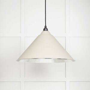 From the Anvil - Hammered Nickel Hockley Pendant in Teasel - 45433TE