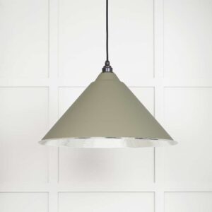 From the Anvil - Hammered Nickel Hockley Pendant in Tump - 45433TU