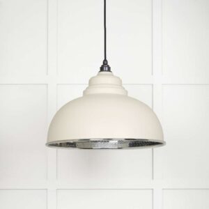 From the Anvil - Hammered Nickel Harborne Pendant in Teasel - 45472TE