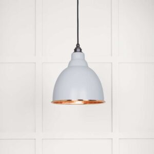From the Anvil - Hammered Copper Brindley Pendant in Birch - 49500BI