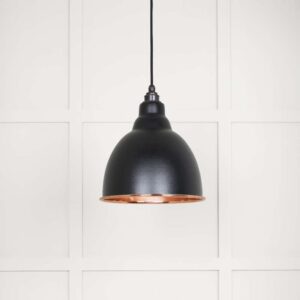 From the Anvil - Smooth Copper Brindley Pendant in Elan Black - 49500SEB