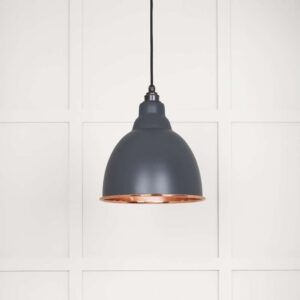 From the Anvil - Smooth Copper Brindley Pendant in Slate - 49500SSL