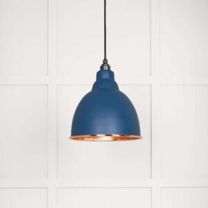 From the Anvil - Hammered Copper Brindley Pendant in Upstream - 49500U