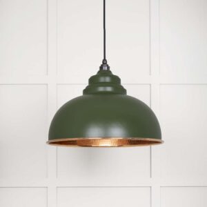 From the Anvil - Hammered Copper Harborne Pendant in Heath - 49501H