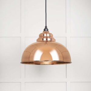 From the Anvil - Smooth Copper Harborne Pendant - 49501S