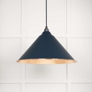 From the Anvil - Hammered Copper Hockley Pendant in Dusk - 49503DU