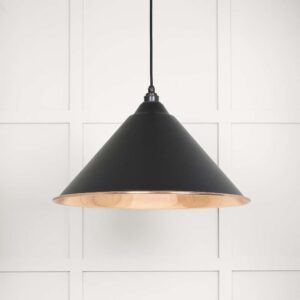 From the Anvil - Smooth Copper Hockley Pendant in Elan Black - 49503SEB