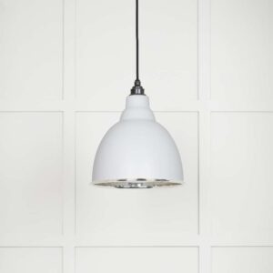 From the Anvil - Smooth Nickel Brindley Pendant in Flock - 49504F