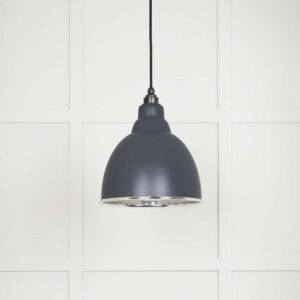 From the Anvil - Smooth Nickel Brindley Pendant in Slate - 49504SL