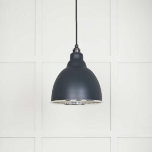 From the Anvil - Smooth Nickel Brindley Pendant in Soot - 49504SO