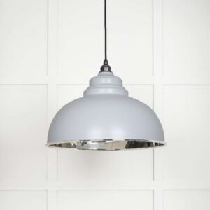 From the Anvil - Smooth Nickel Harborne Pendant in Birch - 49505BI
