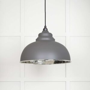 From the Anvil - Smooth Nickel Harborne Pendant in Bluff - 49505BL